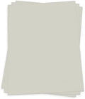 Neutral Gray Card Stock Paper - 8 1/2 x 11 - Thick, Heavy 111lb Cover - 25 Pack - Gmund Colors Matte Finish by LCIPaper
