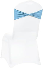 MDS Pack of 100 Spandex Chair Sashes Without Slider Buckles – Blue - Image 5