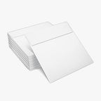 LUXPaper Square Invitation Envelopes | Peel & Press | 6" x 6" | Bright White | 80lb. Text | 250 Qty - Image 5