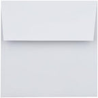 LUXPaper Square Invitation Envelopes | Peel & Press | 4" x 4" | Bright White | 70lb. Text | 500 Qty - Image 2