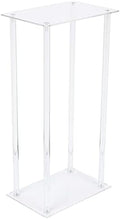 10-pack Flower Stand, Acrylic Crystal Flower Stand Wedding Decorations, Acrylic Vases Clear Column for Event Centerpiece Party Hotel Home Decor, Tall Vase Backdrop Decoration by LIYUANJUN
