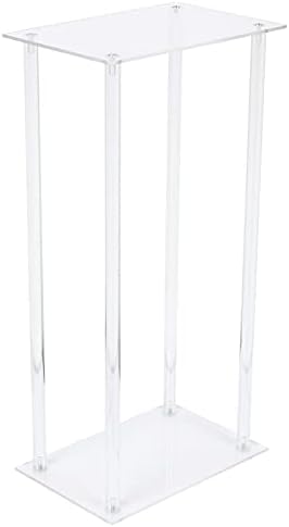 10-pack Flower Stand, Acrylic Crystal Flower Stand Wedding Decorations, Acrylic Vases Clear Column for Event Centerpiece Party Hotel Home Decor, Tall Vase Backdrop Decoration by LIYUANJUN