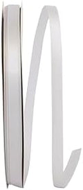 Reliant Ribbon Single Face Sfs Satin Ribbon, 3/8 Inch X 100 Yards, Shell Grey by ReliantRibbon