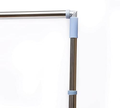 Wedding Arch Square Backdrop Stand Wedding Decorations Arch Party Ceremony Backdrop Stand Metal Stainless Steel Frame Wedding Arches for Ceremony Silver w/ Steel Base (3X3m/9.84X9.84ft) - Image 6
