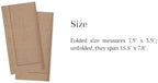 Brown Linen Like Napkins Disposable Guest Towels, Airlaid, 50ct - Image 5