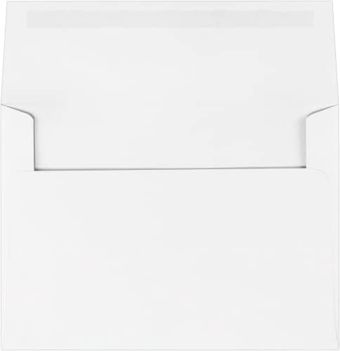 LUXPaper A7 Classic Crest Invitation Envelopes | 5 1/4" x 7 1/4" | Avon Brilliant White | 70lb. Text | 1,000 Qty - Image 2