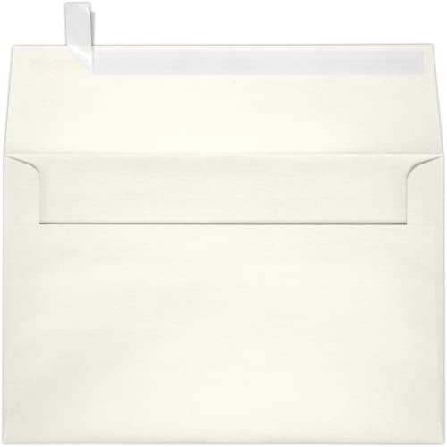 LUXPaper A9 Invitation Envelopes | Peel & Press | 5 3/4" x 8 3/4" | Quartz Metallic | 80lb. Text | 50 Qty by LUXPaper