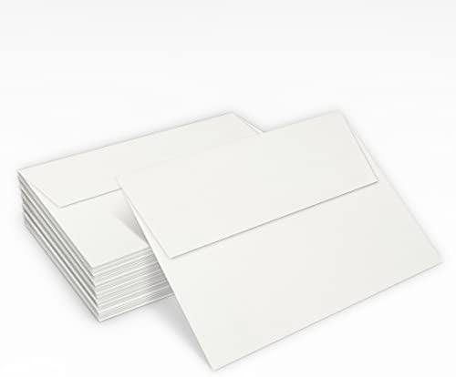 LUXPaper A7 Invitation Envelopes | Peel & Press | 5 1/4" x 7 1/4" | Natural White | 80lb. Text | 100% Cotton | 1,000 Qty - Image 5