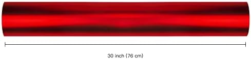 RUSPEPA Red Metallic Wrapping Paper - Solid Color Matte Gift Wrap Paper Jumbo Roll Perfect for Valentine's Day Gifts, Wedding, Birthday, Christmas, Baby Shower, Anniversaries - 30 Inches x 100 Feet - Image 4