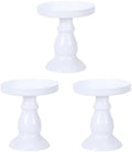 Abaodam 3 Pcs Mini Glass Cake Plate Metal for Dessert Table Snack Vintage by Abaodam
