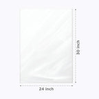 Shop4Mailers 24 x 30 inches Cellophane Clear Flat Wrap Bags for Party Favors, Treat Bags, Gift Baskets, Vase, Presents, Weddings, Baby Showers and More (500 Pack) - Image 2