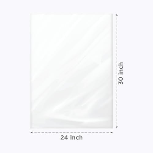 Shop4Mailers 24 x 30 inches Cellophane Clear Flat Wrap Bags for Party Favors, Treat Bags, Gift Baskets, Vase, Presents, Weddings, Baby Showers and More (500 Pack) - Image 2