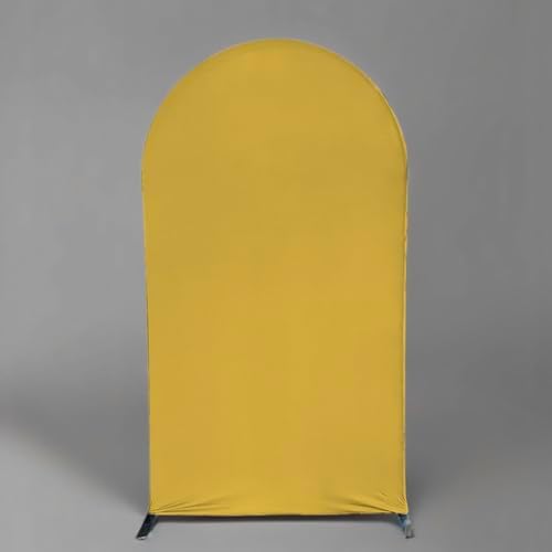 Sweet Honeycomb Arch Backdrop Cover Yellow Girls Baby Shower Arch Stand Spandex Fabric Cover Bees Birthday Party Parties Dessert Decorations Prop (3.3X6.5ft,G3956) - Image 2