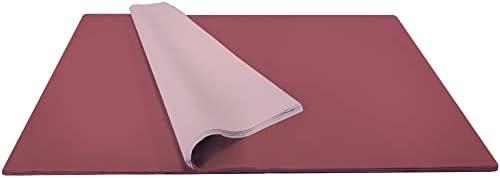 Jillson Roberts Bulk 20 x 30 Inches Recycled Tissue, Burgundy, 480 Unfolded Sheets (BFT08) - Image 2