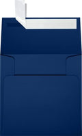 LUXPaper Square Invitation Envelopes | Peel & Press | 4" x 4" | Navy Blue | 80lb. Text | 500 Qty by LUXPaper