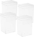 Gatuida 12 Pcs Clear Acrylic Candy Boxes with Lids - Transparent Treat Containers for Cookies, Biscuits, and - for Parties, Baby Showers, and More by Gatuida