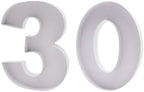15in Cardboard Number Shape Box Fillable Tray, Food Charcuterie Board, Cupcake Sweet Party Decor (Number 30) - Image 2