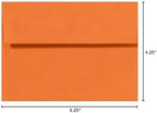 LUXPaper A4 Invitation Envelopes | Peel & Press | 4 1/4" x 6 1/4" | Mandarin Orange | 80lb. Text | 250 Qty - Image 3