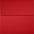 LUXPaper Square Invitation Envelopes | Peel & Press | 4" x 4" | Ruby Red | 80lb. Text | 500 Qty - Image 2