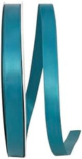 Reliant Ribbon Single Face Sfs Satin Ribbon, 5/8 Inch X 100 Yards, Teal by ReliantRibbon