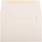 JAM PAPER A8 Strathmore Invitation Envelopes - 5 1/2 x 8 1/8 - Natural White Wove - 100/Pack - Image 2