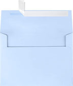 LUXPAPER A7 Invitation Envelopes for 5 x 7 Cards in 80 lb. Baby Blue, Printable Envelopes for Invitations, w/Peel and Press Seal, 1000 Pack, Envelope Size 5 1/4 x 7 1/4 (Blue) by LUXPaper
