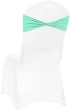 MDS Pack of 125 Spandex Chair Sashes Without Slider Buckles – Sea Green - Image 5