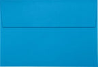 LUXPaper A8 Invitation Envelopes | Peel & Press | 5 1/2" x 8 1/8" | Pool Blue | 80lb. Text | 500 Qty - Image 2