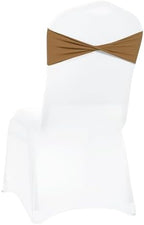 MDS Pack of 150 Spandex Chair Sashes Without Slider Buckles – Mocha - Image 5