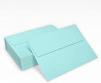 LUXPaper A7 Invitation Envelopes | Peel & Press | 5 1/4" x 7 1/4" | Seafoam Blue | 80lb. Text | 250 Qty - Image 5
