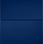 LUXPaper Square Invitation Envelopes | Peel & Press | 4" x 4" | Navy Blue | 80lb. Text | 500 Qty - Image 2