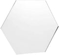 60/150Pcs Clear Acrylic Hexagon Blanks with Hole for Keychain Name Card Gift Tag by Unknown