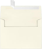 LUXPaper A7 Invitation Envelopes | Peel & Press | 5 1/4" x 7 1/4" | Natural | 80lb. Text | 30% Recycled | 250 Qty by LUXPaper