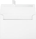 LUXPaper A8 Invitation Envelopes | Peel & Press | 5 1/2" x 8 1/8" | Bright White | 24lb. Text | 250 Qty by LUXPaper