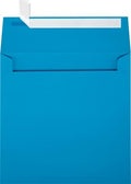 LUXPaper Square Invitation Envelopes | Peel & Press | 6" x 6" | Pool Blue | 80lb. Text | 250 Qty by LUXPaper