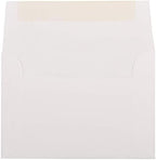 JAM PAPER 4Bar A1 Strathmore Invitation Envelopes - 3 5/8 x 5 1/8 - Bright White Wove - 100/Pack - Image 2