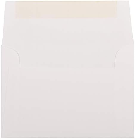 JAM PAPER 4Bar A1 Strathmore Invitation Envelopes - 3 5/8 x 5 1/8 - Bright White Wove - 100/Pack - Image 2