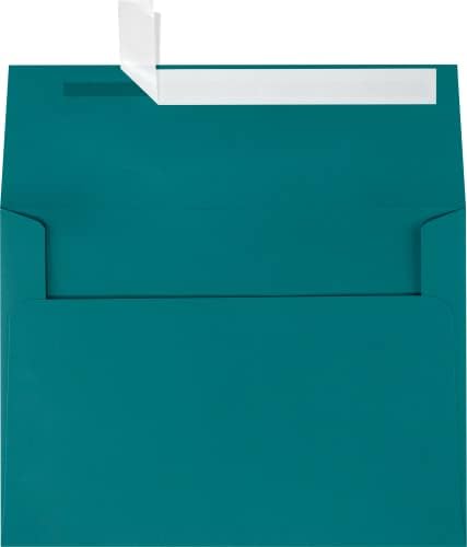 LUXPaper A7 Invitation Envelopes | Peel & Press | 5 1/4" x 7 1/4" | Teal | 80lb. Text | 250 Qty by LUXPaper