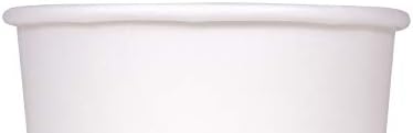 Karat [6oz - 1000 ct] White Paper Food Container for Hot or Cold Food, Ice Cream, Noddles and Salad, 96mm (C-KDP6WU) - Image 2