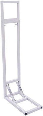 White Wedding Backdrop Stand, Balloon Arch Stand Adjustable, Wedding Arbor Backdrop Frame, Party Backdrop Stand Folding, Freestanding White Backdrop Stand for Birthday Party Baby Shower Photo Booth by Unknown