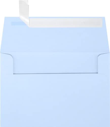 LUXPaper A4 Invitation Envelopes | Peel & Press | 4 1/4" x 6 1/4" | Baby Blue | 80lb. Text | 250 Qty by LUXPaper
