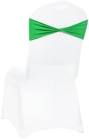 MDS Pack of 250 Spandex Chair Sashes Without Slider Buckles – Light Green - Image 5