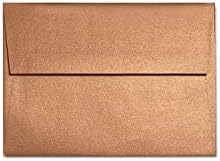 LUXPaper A9 Invitation Envelopes | Peel & Press | 5 3/4" x 8 3/4" | Copper Metallic | 80lb. Text | 50 Qty by LUXPaper