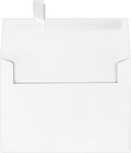 LUXPaper A7 Invitation Envelopes | Peel & Press | 5 1/4" x 7 1/4" | Brilliant White | 80lb. Text | 100% Cotton | 500 Qty by LUXPaper