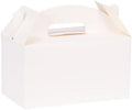 White Gable Boxes with Handles, 9.45"x5"x5", 30 Pack by AOSRIC