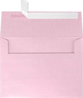 LUXPaper A7 Invitation Envelopes | Peel & Press | 5 1/4" x 7 1/4" | Rose Quartz Metallic | 80lb. Text | 1,000 Qty by LUXPaper