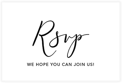 Andaz Press 56-Pack Personalized RSVP Postcards for Wedding Minimal Modern Cardstock Response Reply Cards for Bridal Shower Baby Shower Birthday Event Custom Date and Return Address 4 x 6-Inch by AndazPress