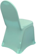 YOUR CHAIR COVERS - 6 Pack Robin Egg Stretch Spandex Banquet Chair Covers - Wedding Slip Premium Quality Cover - Image 4