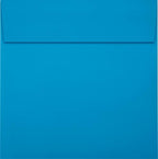 LUXPaper Square Invitation Envelopes | Peel & Press | 6" x 6" | Pool Blue | 80lb. Text | 250 Qty - Image 2