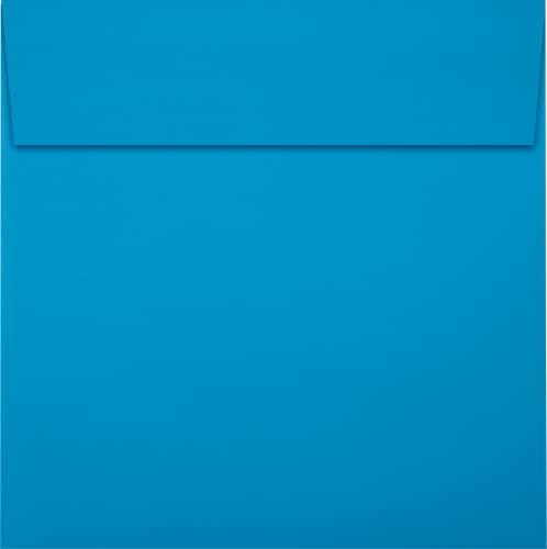 LUXPaper Square Invitation Envelopes | Peel & Press | 6" x 6" | Pool Blue | 80lb. Text | 250 Qty - Image 2